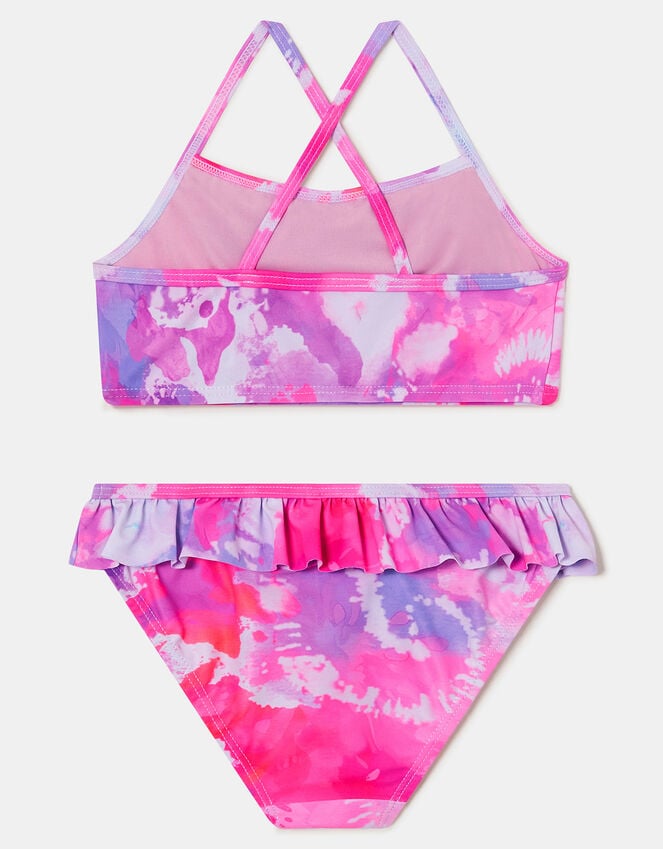 Accessorize Girls Tie-Dye Bikini Set Multi
