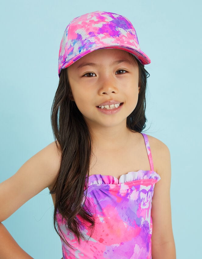 accessorize Girls Tie-Dye Cap Multi