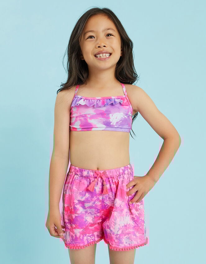accessorize Girls Tie Dye Shorts Multi