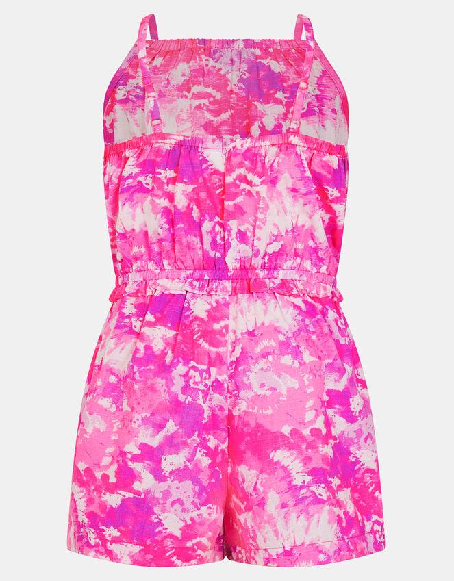 Accessorize Girls Tie Dye Strappy Playsuit Multi