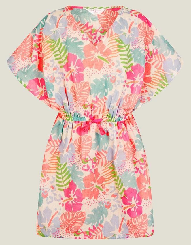 Accessorize Girls Tropical Print Kaftan Multi