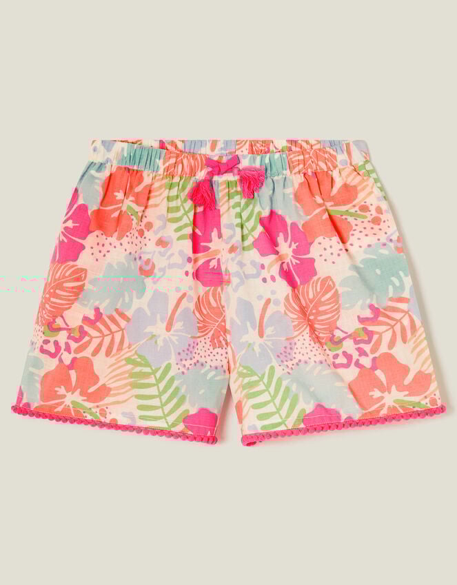 Accessorize Girls Tropical Print Shorts Multi
