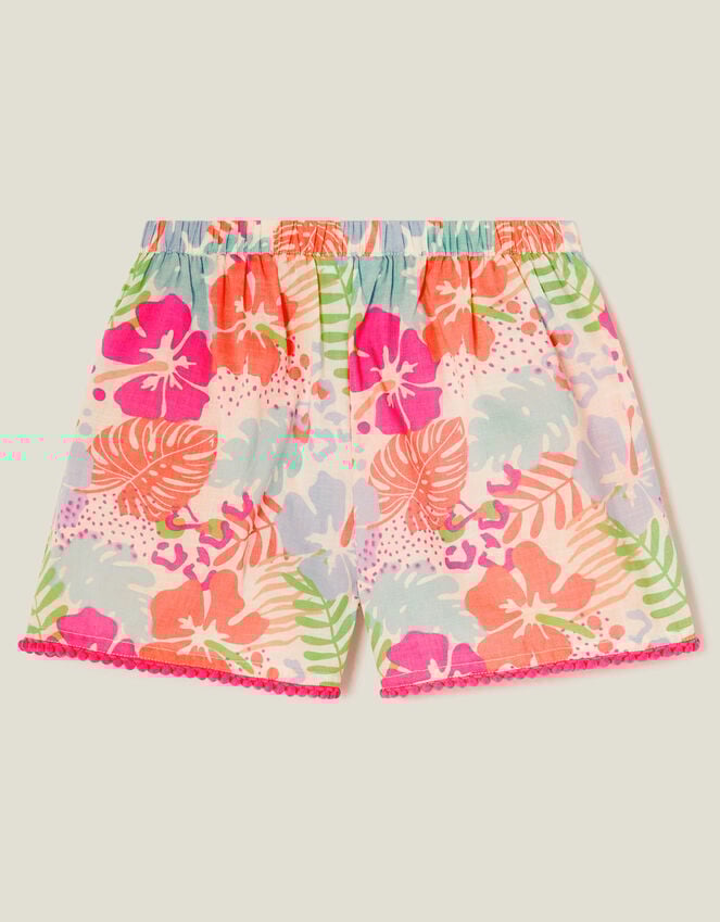 Accessorize Girls Tropical Print Shorts Multi