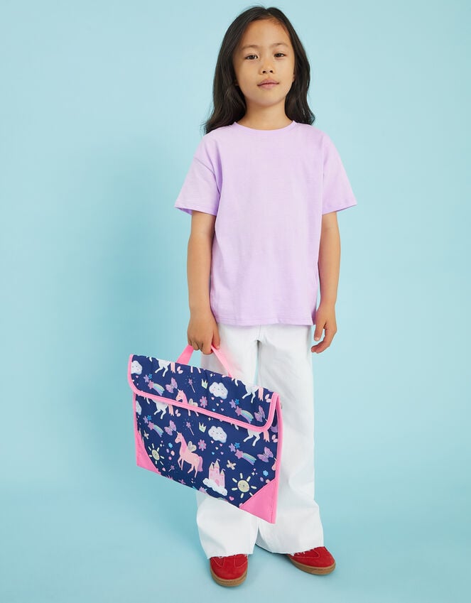accessorize Girls Unicorn Print Book Bag