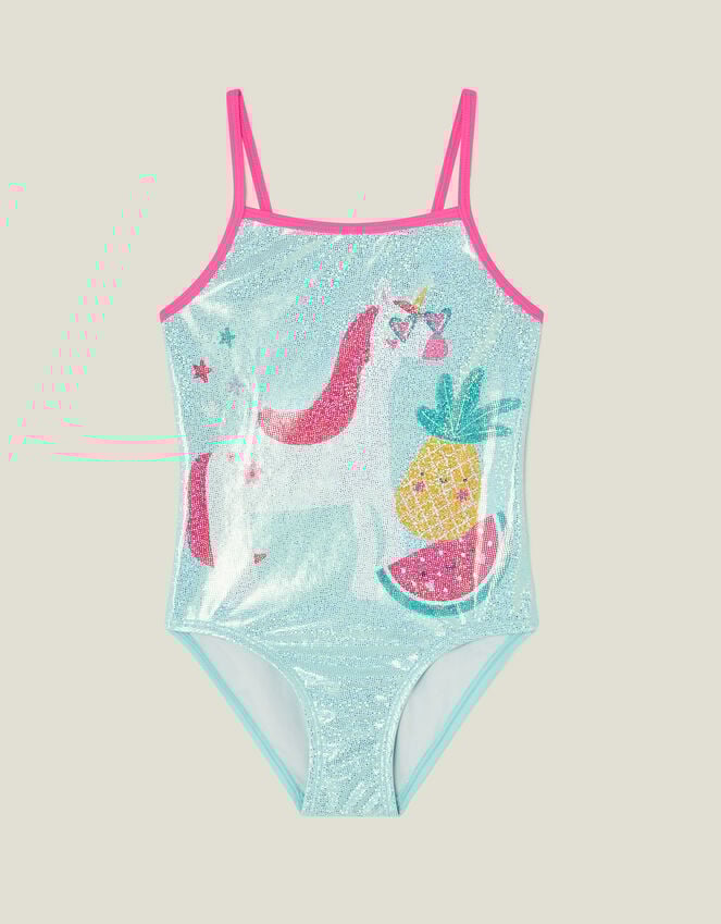 Accessorize Girls Unicorn Swimsuit Multi