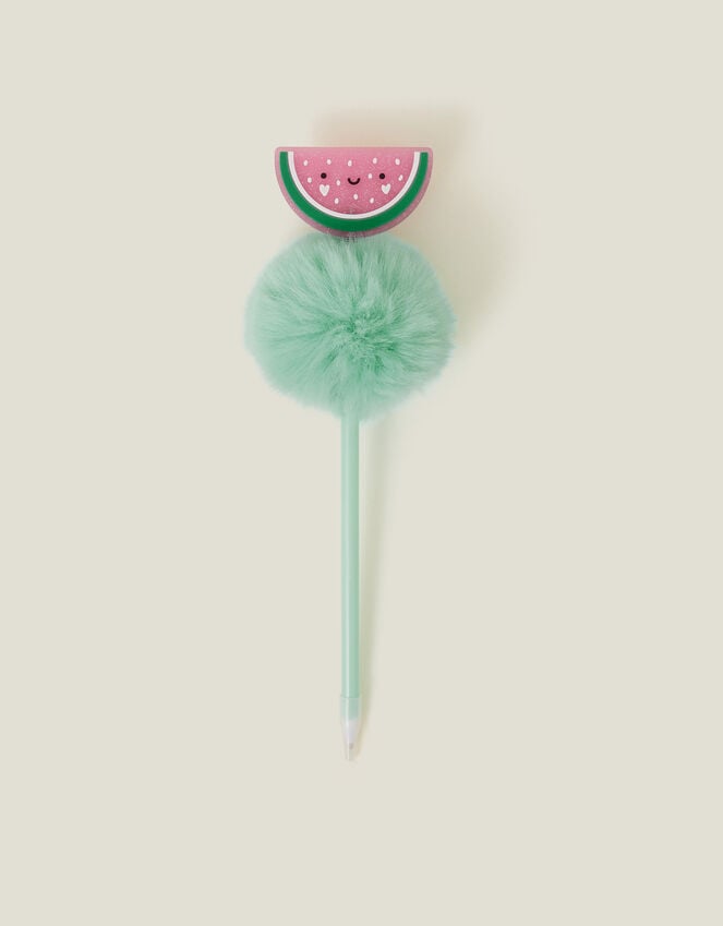 accessorize Girls Watermelon Pom-Pom Pen