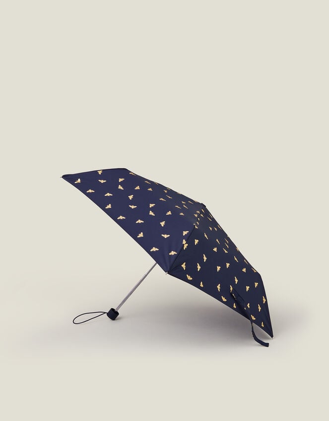 Accessorize Golden Bee Print Umbrella