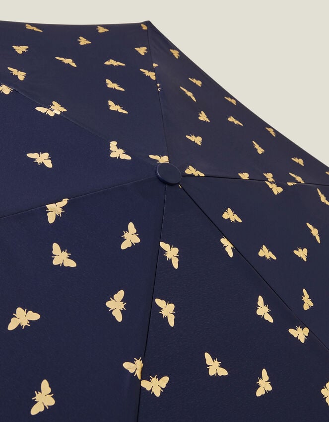 Accessorize Golden Bee Print Umbrella