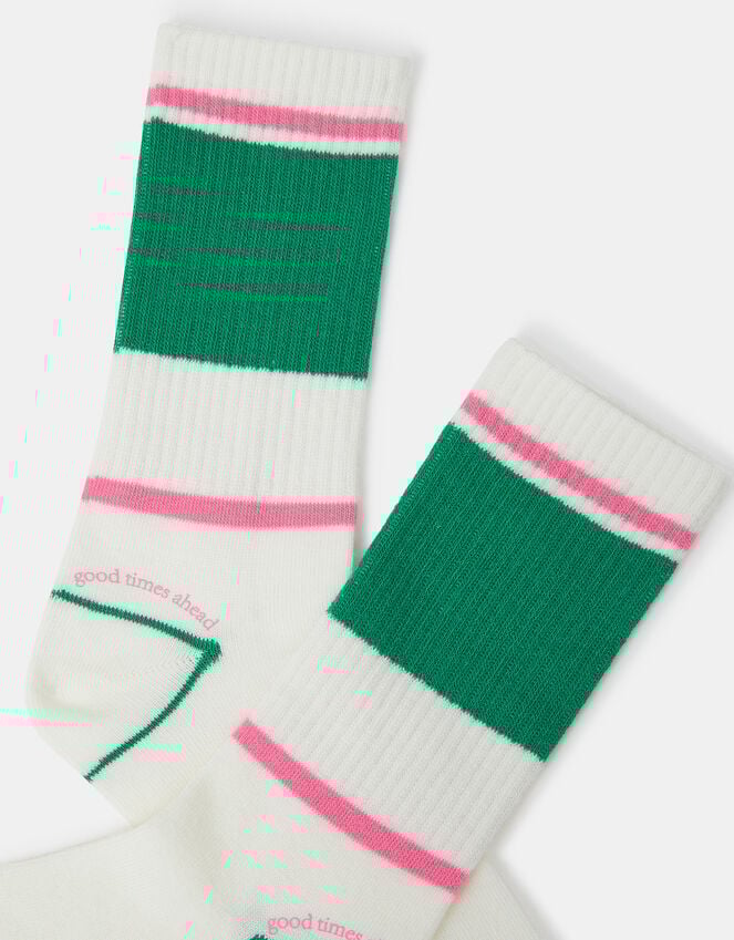Accessorize Good Times Ahead Stripe Socks