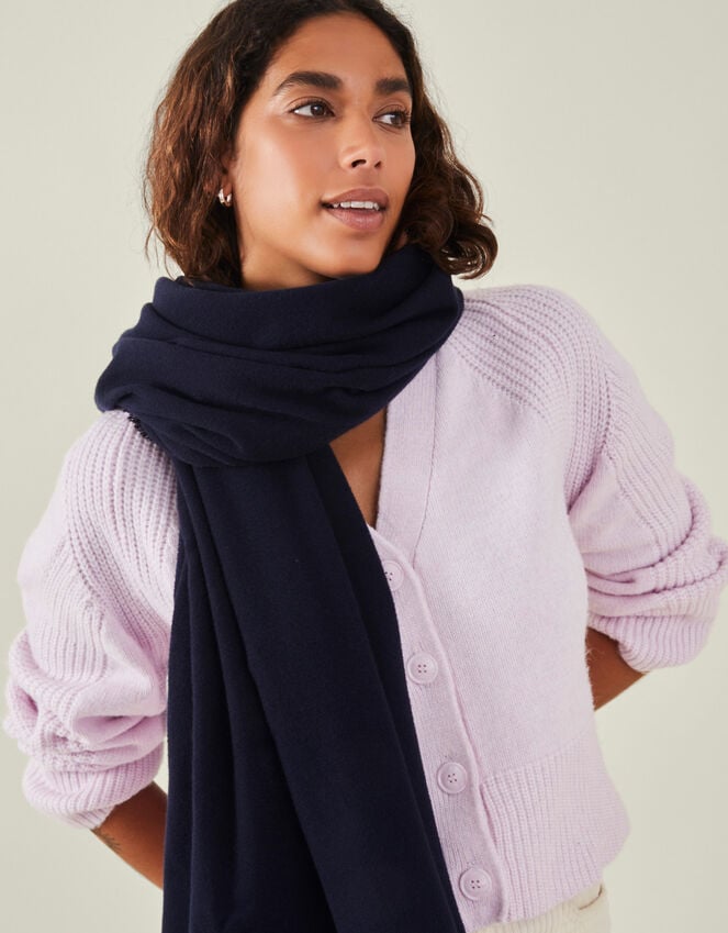 Accessorize Grace Super-Soft Blanket Scarf Black