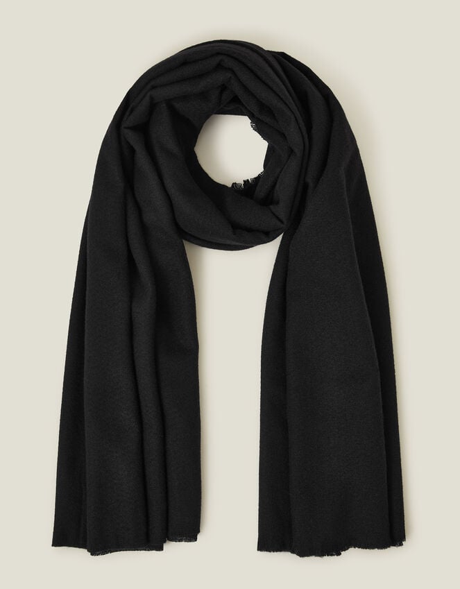 accessorize Grace Super-Soft Blanket Scarf Black