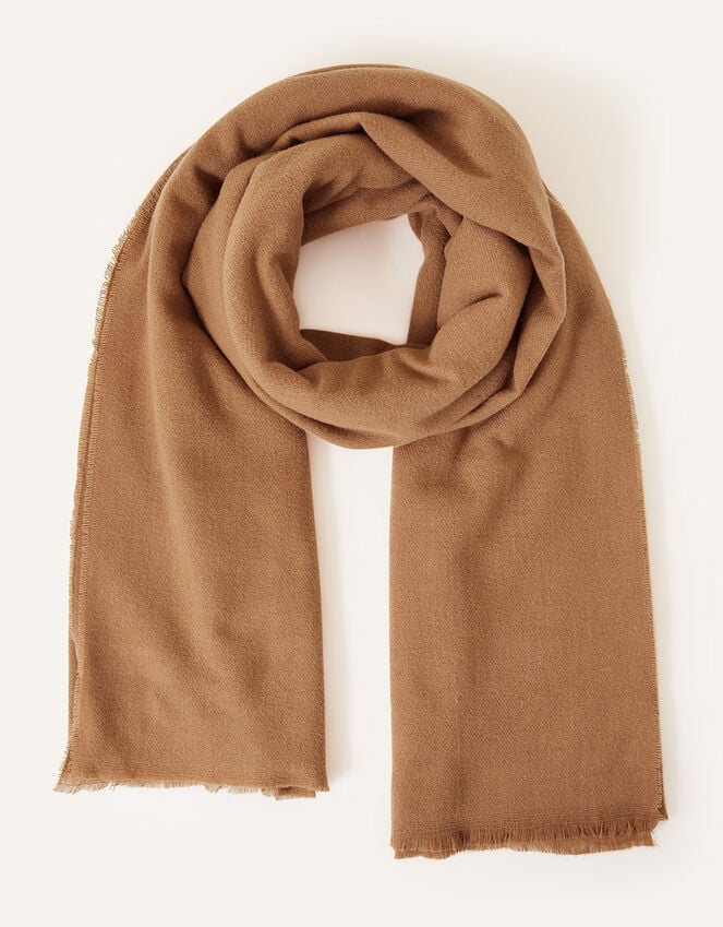 accessorize Grace Super-Soft Blanket Scarf Camel