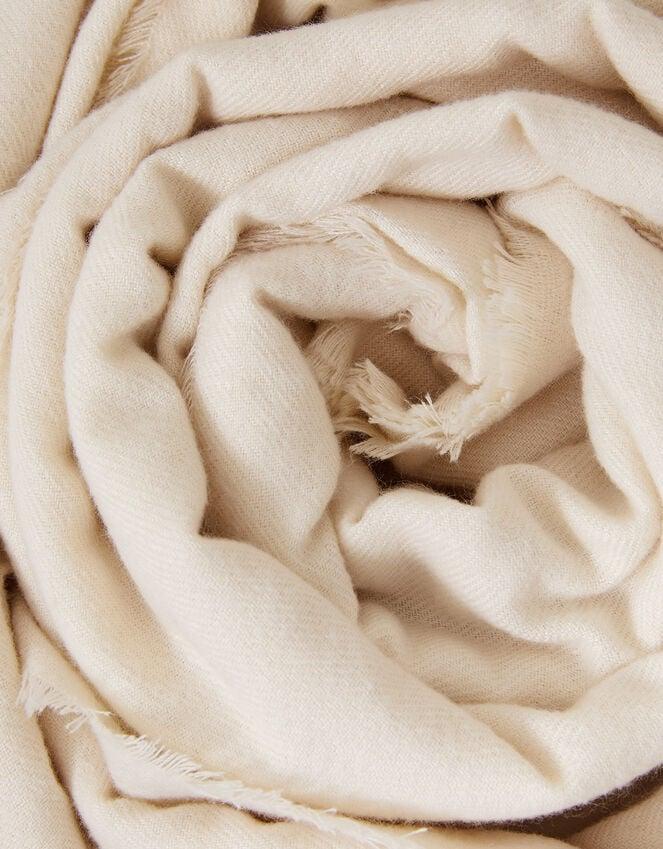 Accessorize Grace Super-Soft Blanket Scarf Natural
