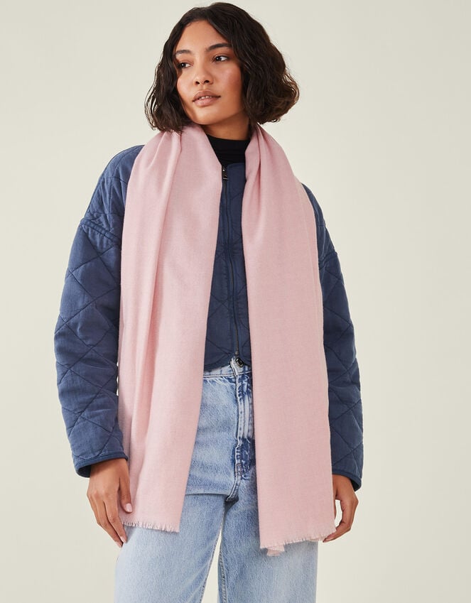 Accessorize Grace Super-Soft Blanket Scarf Pink