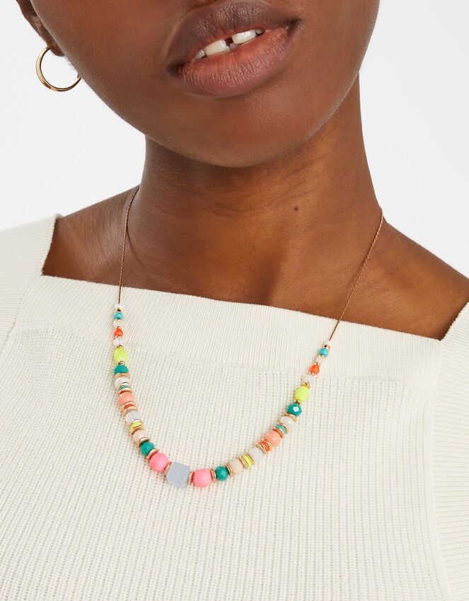 Accessorize Half Beaded Necklace