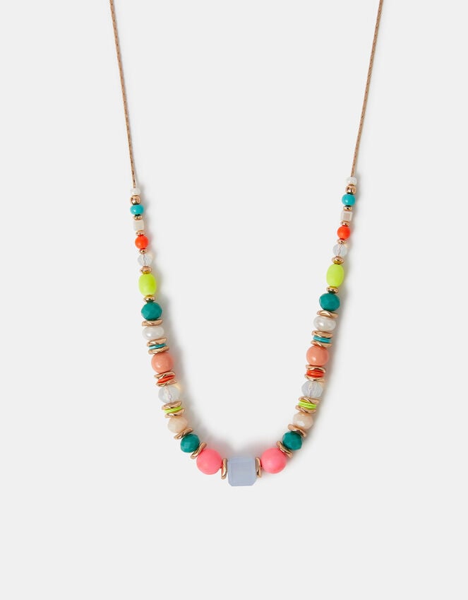 accessorize Half Beaded Necklace