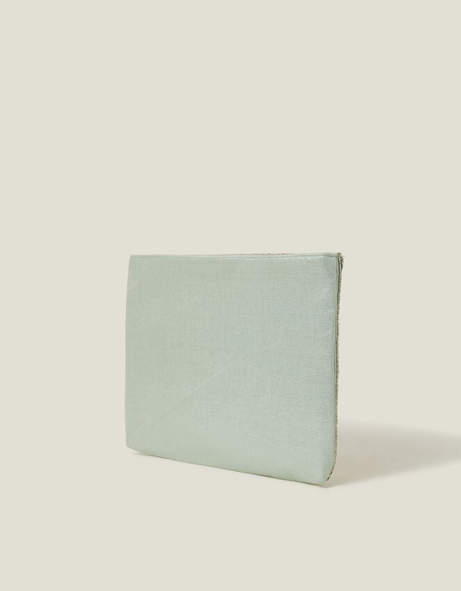 Accessorize Hand Beaded Daisy Wristlet Clutch Bag