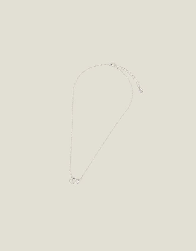 Accessorize Heart Links Pendant Necklace