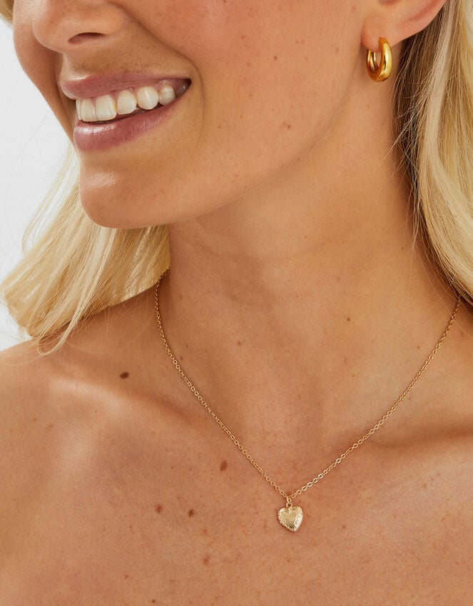 Accessorize Heart Locket Pendant Necklace