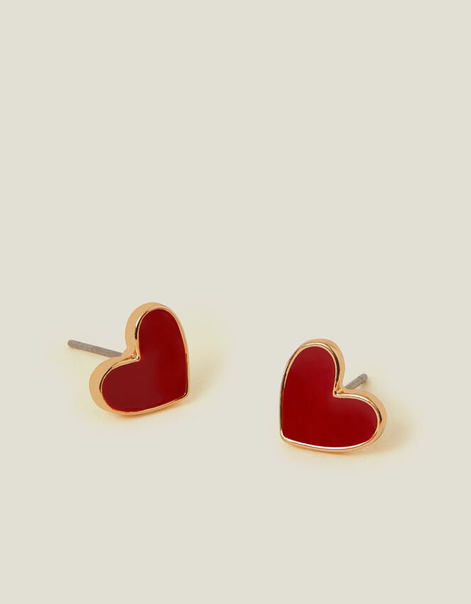 Accessorize Heart Stud Earrings