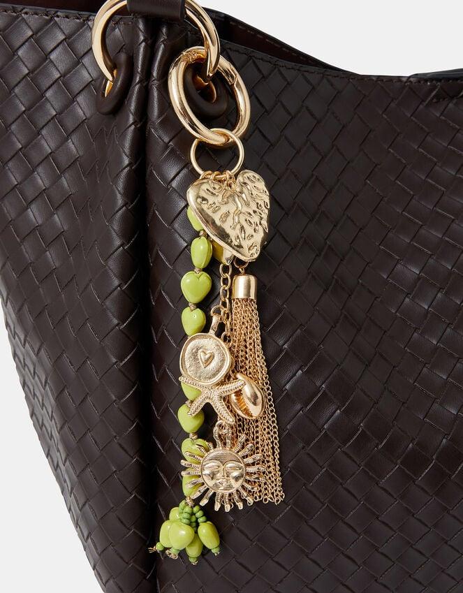 Accessorize Heart Tassel Bag Charm