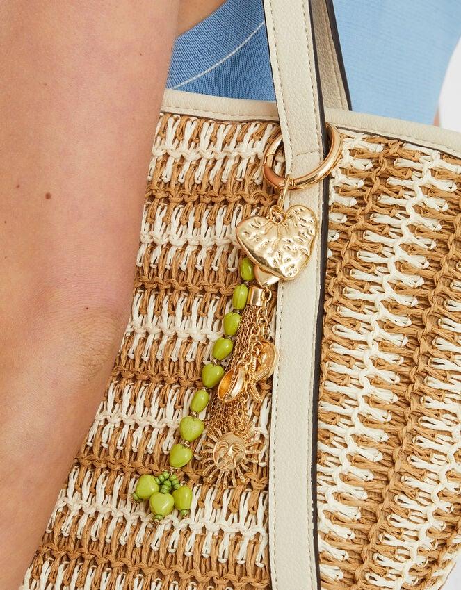 Accessorize Heart Tassel Bag Charm