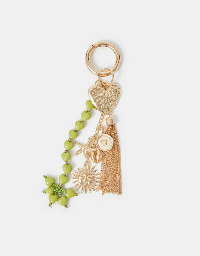 accessorize Heart Tassel Bag Charm