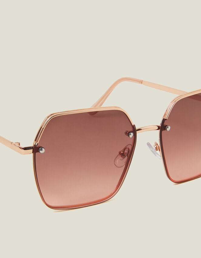 Accessorize Hexagonal Ombre Sunglasses