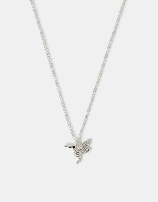 accessorize Hummingbird Pendant Necklace