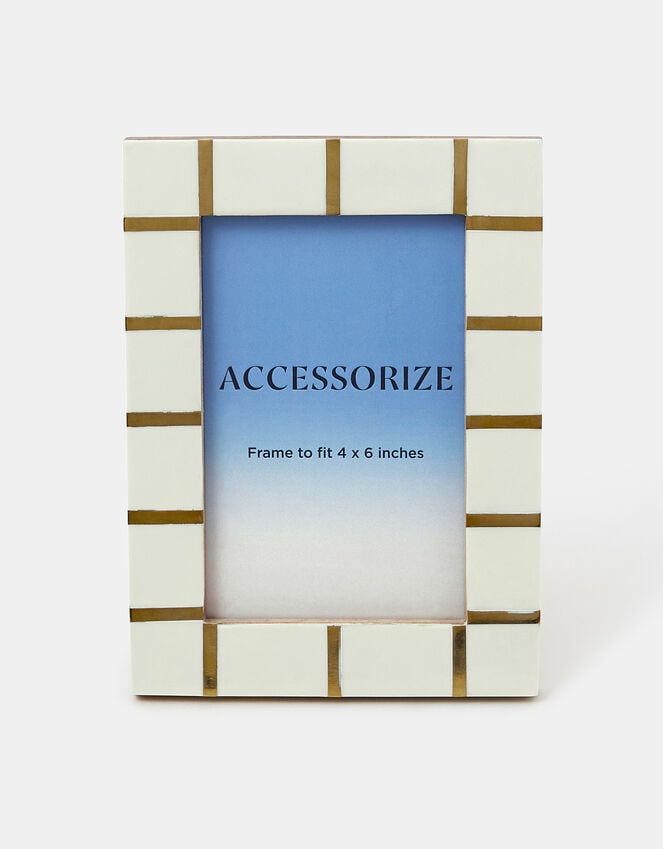 accessorize Inlay Resin Photo Frame 4 x 6