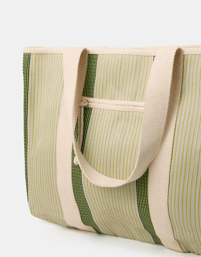 Accessorize Irregular Stripe Pocket Tote Bag