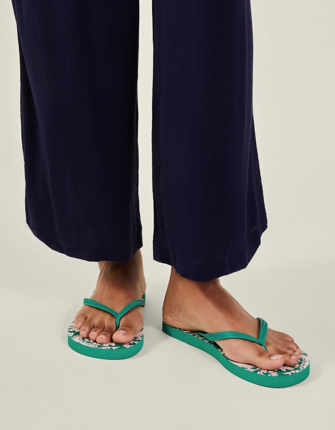 Accessorize Jaipur Print Flip Flops Multi