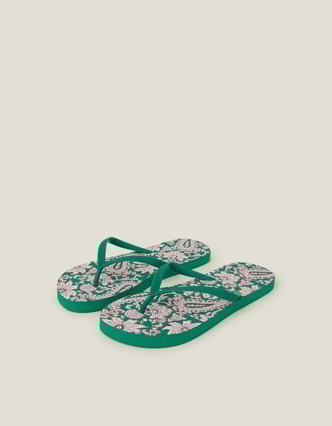 accessorize Jaipur Print Flip Flops Multi