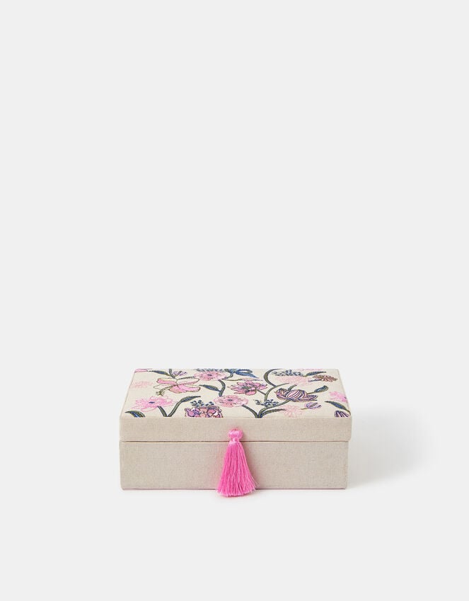 accessorize Jasmine Embroidered Jewellery Box