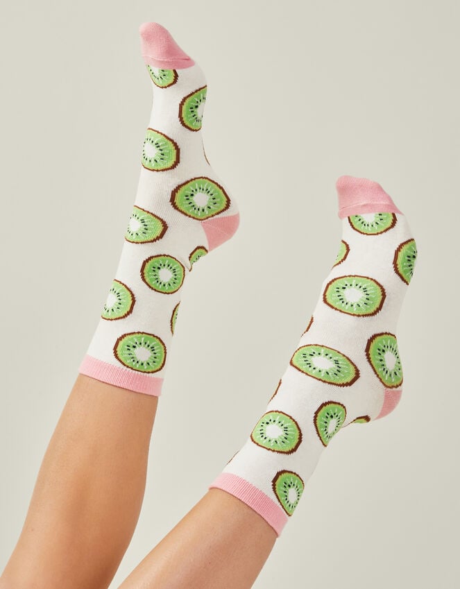 Accessorize Kiwi Print Socks