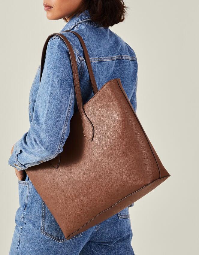 accessorize Laptop Tote Bag Tan