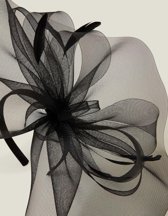 Accessorize Large Crin Fascinator Black