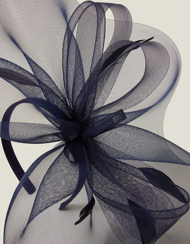 Accessorize Large Crin Fascinator Blue