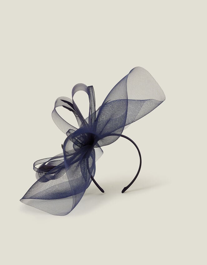 Accessorize Large Crin Fascinator Blue