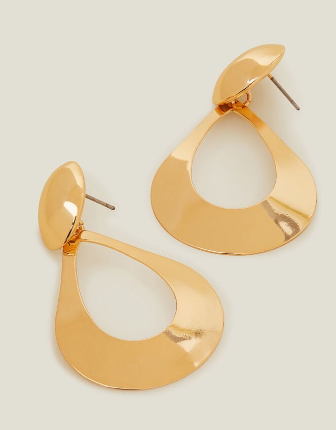 accessorize Large Cut Out Teardrop Earrings