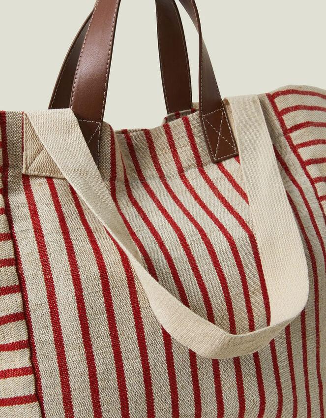 Accessorize Large Stripe Canvas Tote Bag