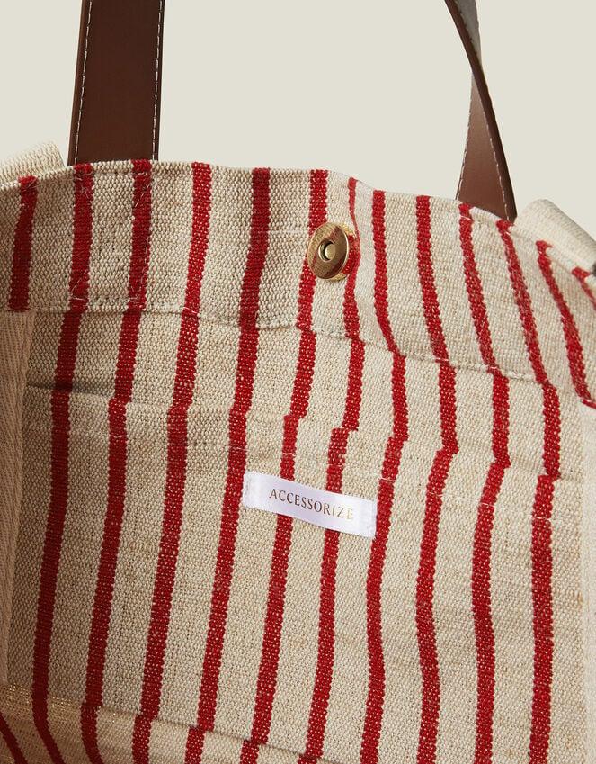 Accessorize Large Stripe Canvas Tote Bag