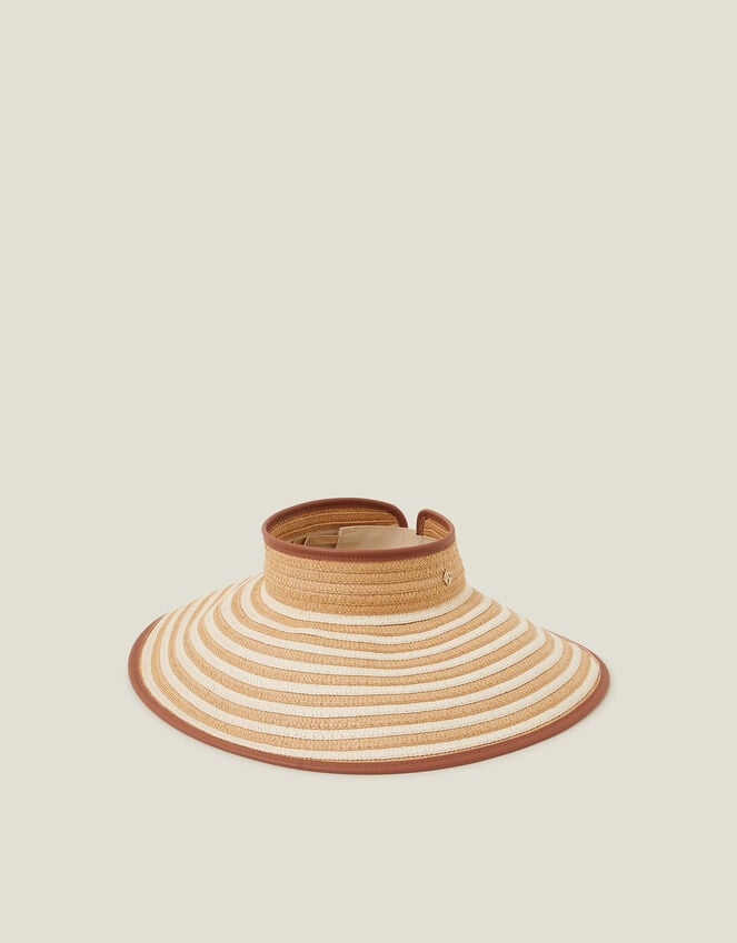 accessorize Large Stripe Sun Visor