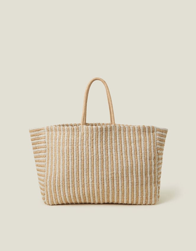 Accessorize Large Woven Stripe Tote Bag