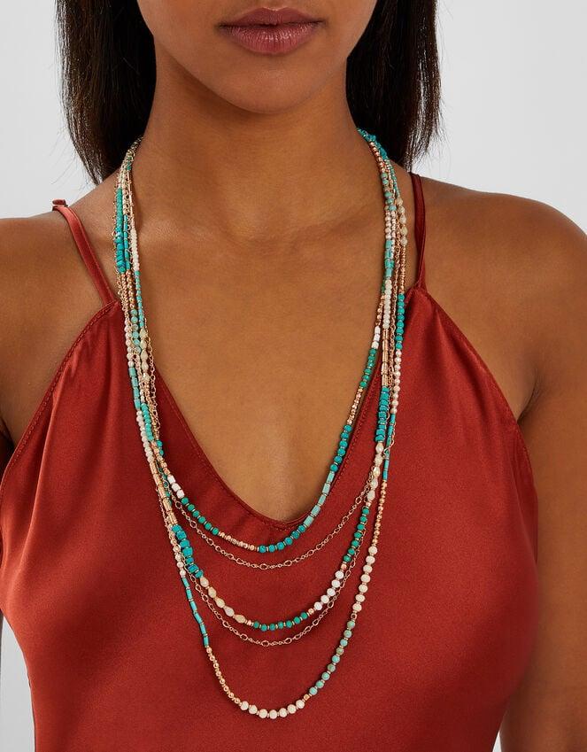 Accessorize Layered Beaded Necklace