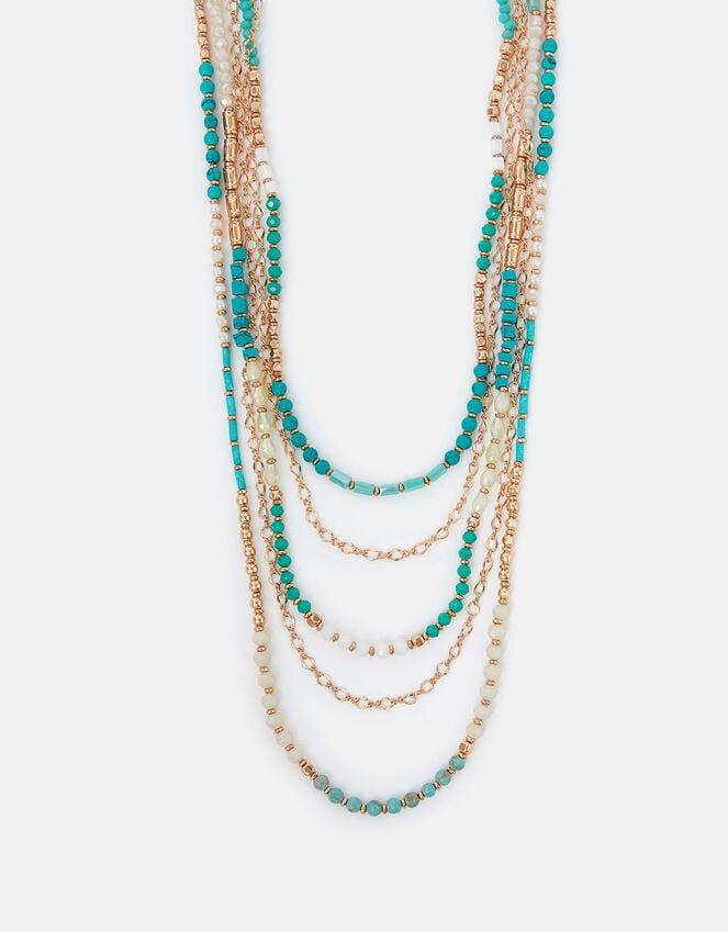 accessorize Layered Beaded Necklace