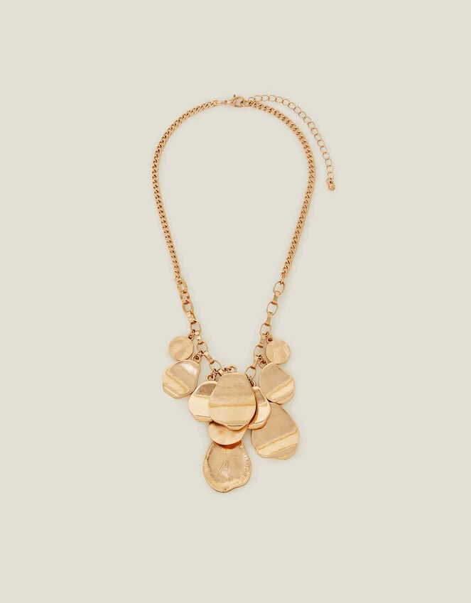 Accessorize Layered Disc Necklace