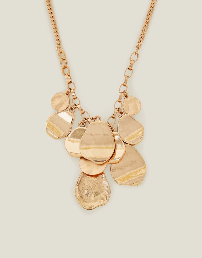 accessorize Layered Disc Necklace