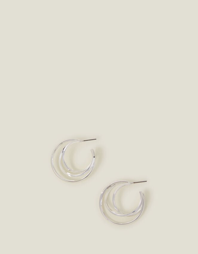 Accessorize Layered Hoop Earrings