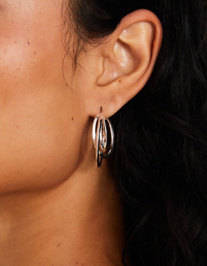 Accessorize Layered Hoop Earrings
